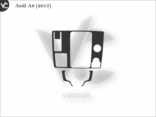 Audi A6 (2015) Wrap Cutting Template