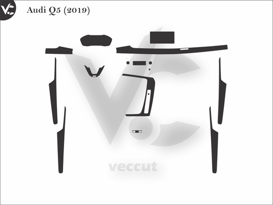 Audi Q5 (2019) Wrap Cutting Template