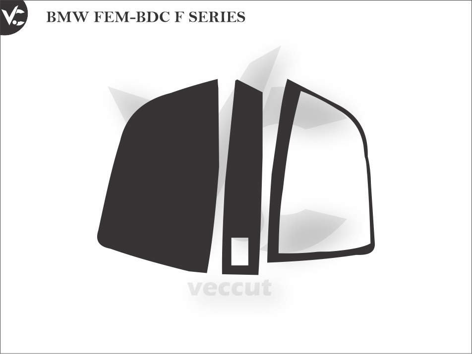 BMW FEM-BDC F SERIES Wrap Cutting Template