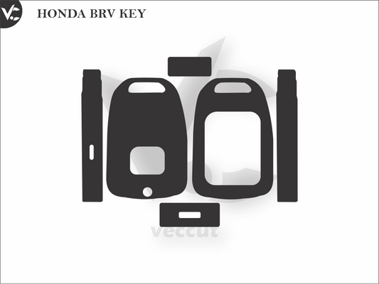 HONDA BRV KEY SERIES Wrap Cutting Template