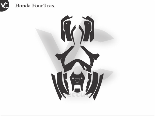 Honda FourTrax Wrap Cutting Template