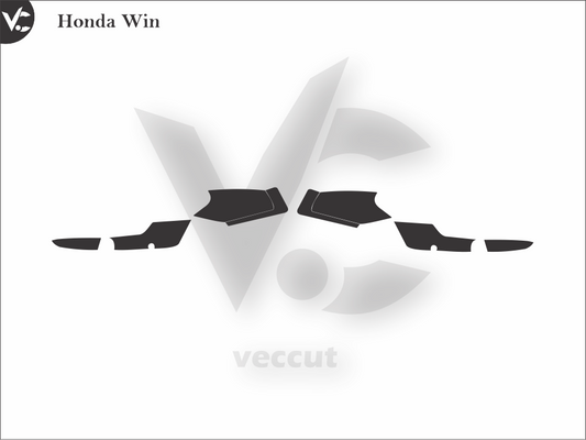 Honda Win Wrap Cutting Template