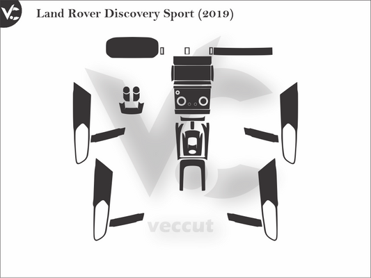 Land Rover Discovery Sport (2019) Wrap Cutting Template