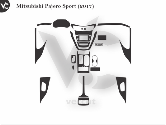 Nissan Murano (2017) Wrap Cutting Template