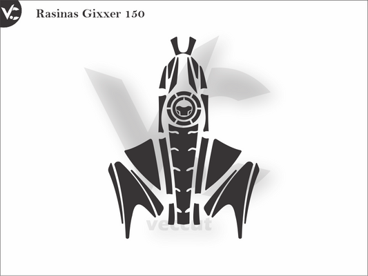 Rasinas Gixxer 150 Wrap Cutting Template