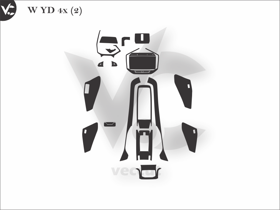 W YD 4x (2) Wrap Cutting Template