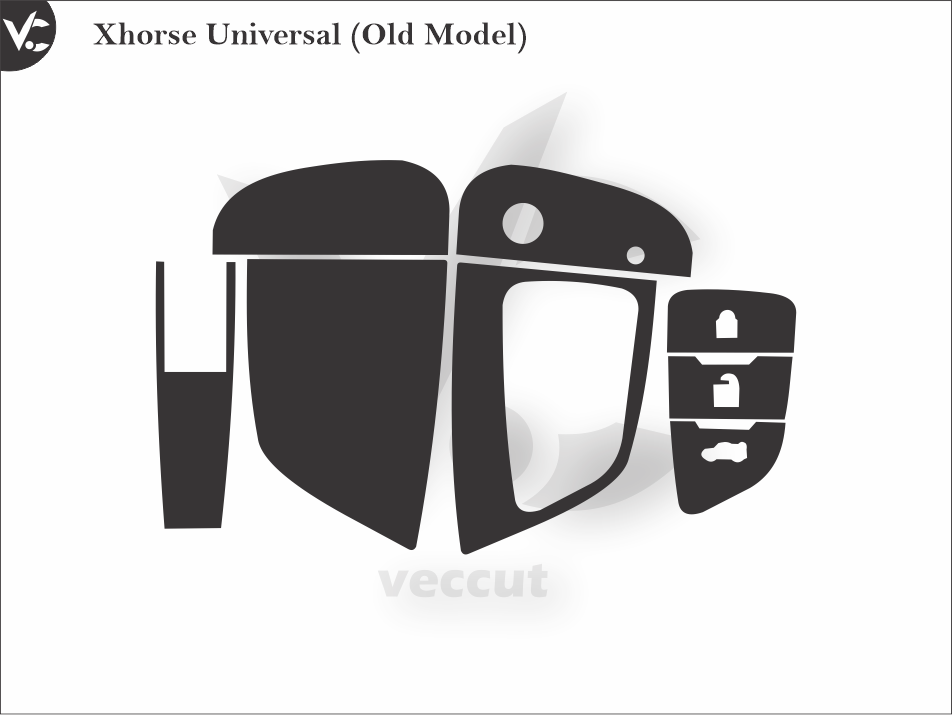 Xhorse Universal (Old Model) Wrap Cutting Template