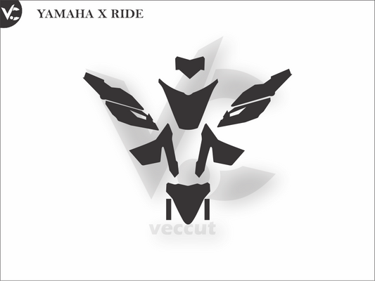 YAMAHA X RIDE Wrap Cutting Template