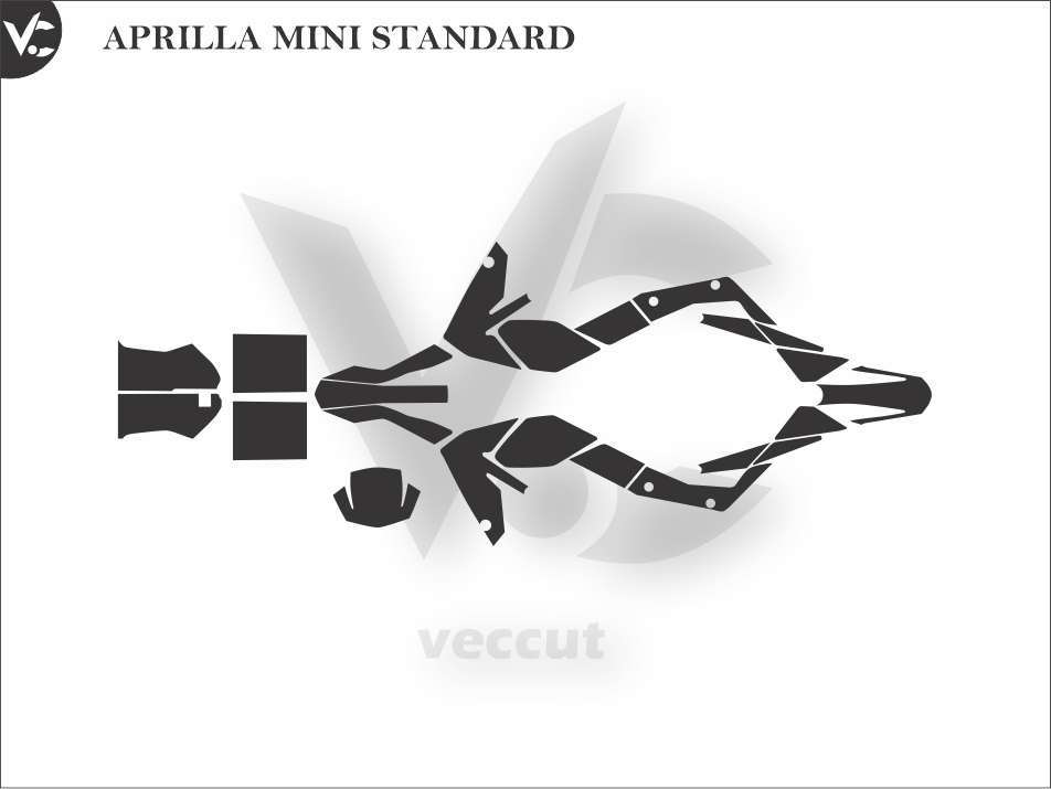 APRILLA MINI STANDARD Wrap Cutting Template