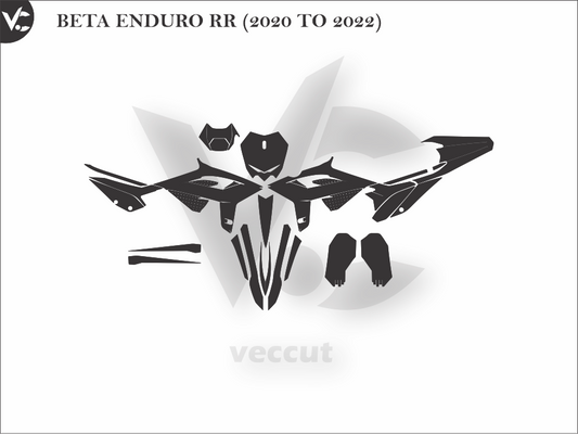 BETA ENDURO RR (2020 TO 2022) Wrap Cutting Template