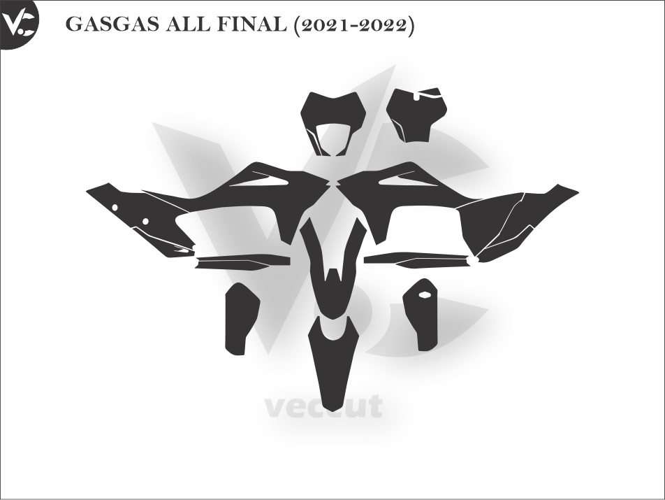 GASGAS ALL FINAL (2021 - 2022) Wrap Cutting Template