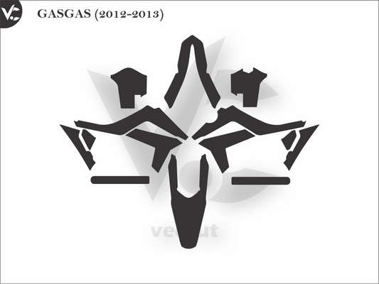 GASGAS (2012-2013) Wrap Cutting Template