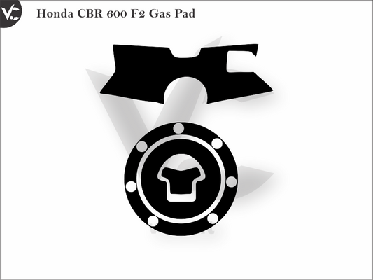 Honda CBR 600 F2 Gas Pad Wrap Cutting Template