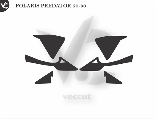 POLARIS PREDATOR 50-90 Wrap Cutting Template